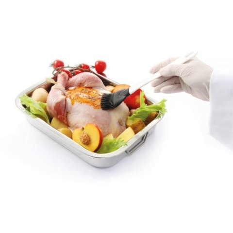 Brytfanna stalowa nierdzewna do pieczenia w piekarniku 370x265x60mm - Hendi 508510 Hendi