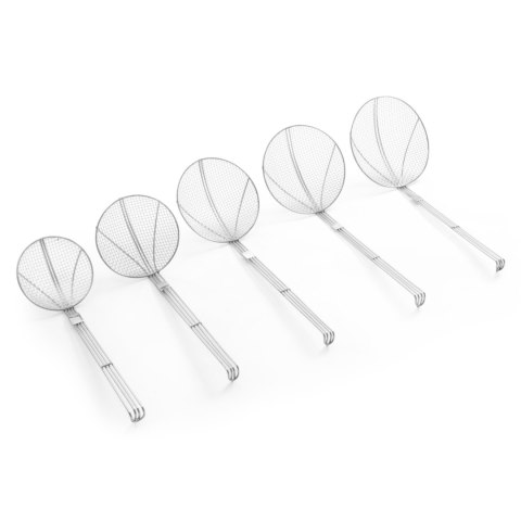 Cedzak sitko do smażenia w głębokim oleju ze stali nierdzewnej śr. 160 mm - Hendi 640401 Hendi