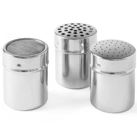 Dyspenser dozownik kuchenny pieprzniczka solniczka stal nierdzewna śr. 55mm wys. 75mm - Hendi 631201 Hendi