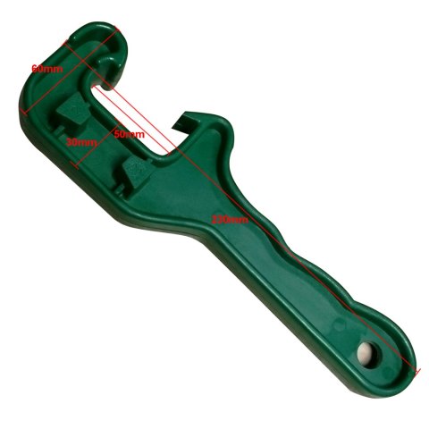 Klucz do zakrętek od beczek beczki 60L 200L 2" i 3/4" plastikowy MEVA