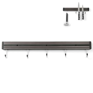 Listwa magnetyczna na noże z haczykami dł. 450 mm - Hendi 820308 Hendi