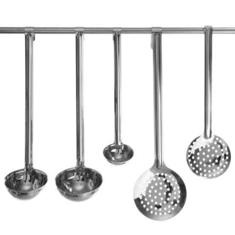 Łyżka cedzakowa HACCP ze stali Kitchen Line śr. 90 mm - Hendi 528105 Hendi