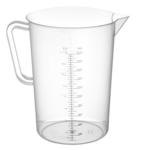 Miarka spożywcza z podziałką z polipropylenu 2 l - Hendi 567302 Hendi
