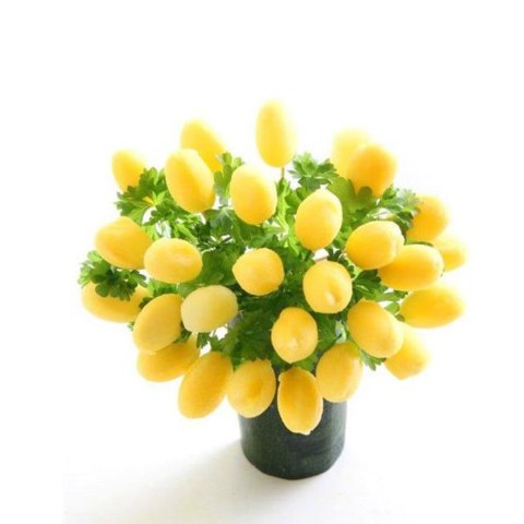 Nóż dekoracyjny do kulek ze stali nierdzewnej owalny - Hendi 856017 Hendi