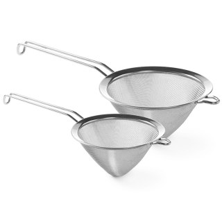 Sito chińskie stożkowe z gęstą siatką ze stali śr.180mm- Hendi 647509 Hendi