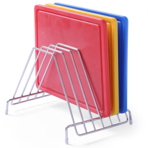 Stojak na deski do krojenia stal nierdzewna - 6 desek - Hendi 826201 Hendi