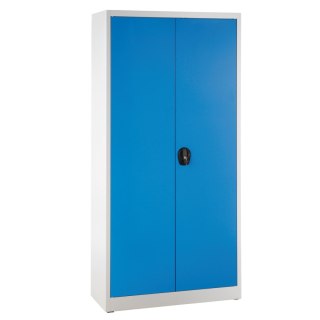 Szafa warsztatowa spawana z pojemnikami na śruby części 95x40x195cm ZESTAW 50 elem. MEVA