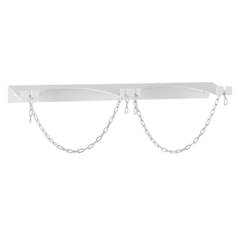 Uchwyt ścienny na 2 butle gazowe mocowanie butli z gazem do ściany MEVA