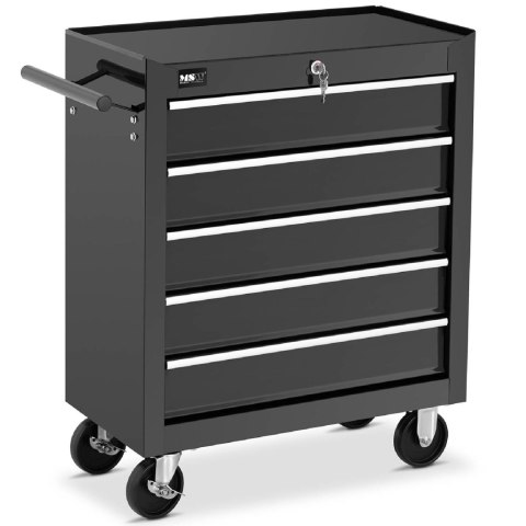 Wózek szafka warsztatowa narzędziowa mobilna z uchwytem 5 szuflad MSW