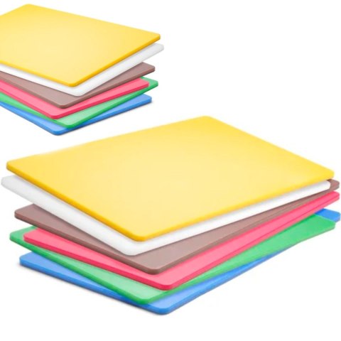 Zestaw 6 desek do krojenia HACCP GN 1/1 10 mm - Hendi 826676 Hendi