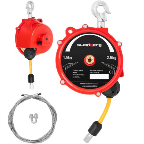 Balanser linkowy odciążnik z wężem pneumatycznym 1,5 - 2,5 kg 1,3 m Steinberg Systems