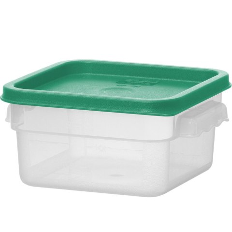 Pojemnik spożywczy do przechowywania żywności z podziałką 1.9 l 190 x 190 x 95 mm - Hendi 870907 Hendi