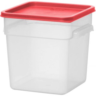 Pojemnik spożywczy do przechowywania żywności z podziałką 7.6 l 235 x 235 x 230 mm - Hendi 870938 Hendi