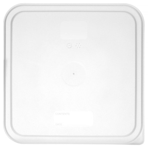 Pokrywka do pojemnika na żywność transparentna 235 x 235 mm - Hendi 870983 Hendi
