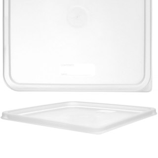 Pokrywka do pojemnika na żywność transparentna 290 x 290 mm - Hendi 870990 Hendi