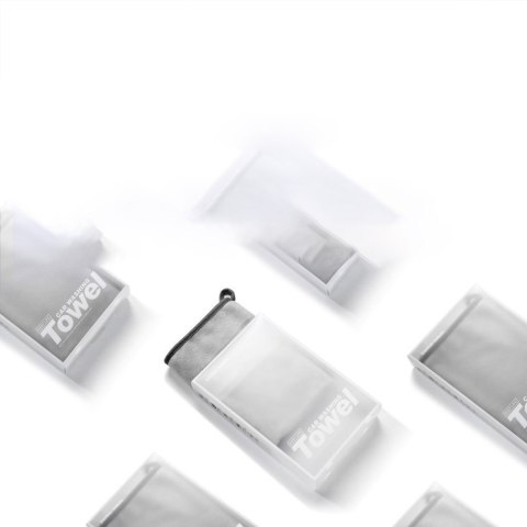 Ręcznik z mikrofibry do osuszania samochodu mikrofibra 40x40cm szary - ZESTAW 2 szt. BASEUS