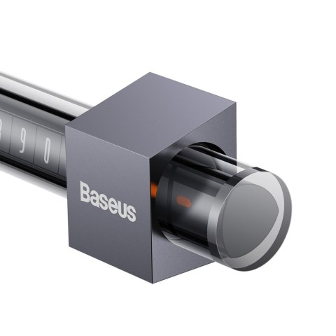 Tabliczka parkingowa na numer telefonu na deskę rozdzielczą szara BASEUS