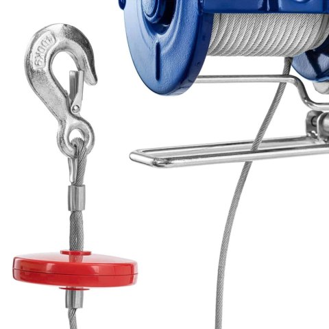 Wciągarka wyciągarka linowa elektryczna 1350 W 12 m 400 kg MSW