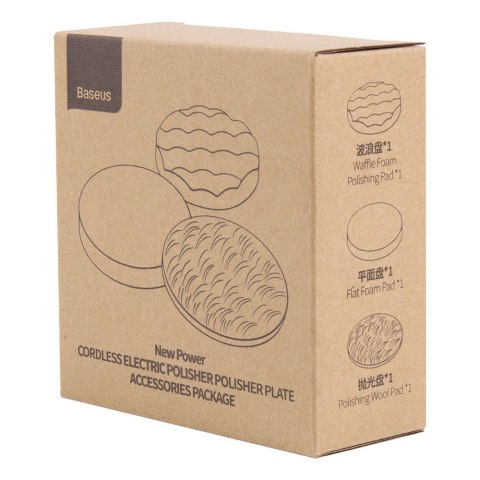 Zestaw akcesoriów do bezprzewodowej maszyny polerskiej CRDLQ-B01 3 szt. BASEUS