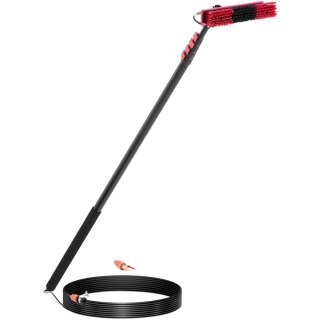 Szczotka myjka wodna teleskopowa z wężem do mycia okien paneli słonecznych dł. 7.2m Ulsonix