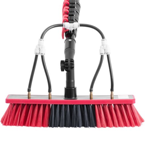 Szczotka myjka wodna teleskopowa z wężem do mycia okien paneli słonecznych dł. 8.9m Ulsonix