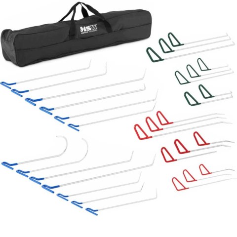 Zestaw naprawczy PDR do usuwania wgnieceń w karoserii - 30 prętów MSW