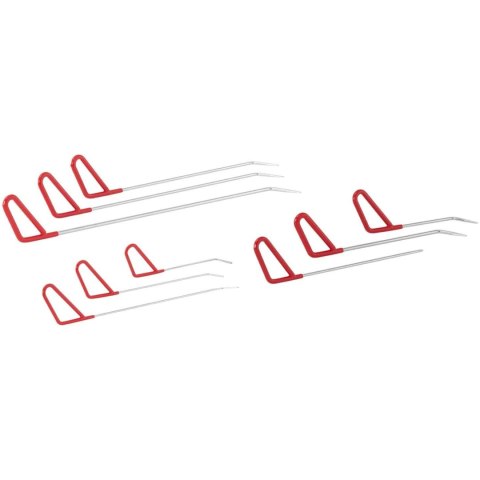 Zestaw naprawczy PDR do usuwania wgnieceń w karoserii - 30 prętów MSW