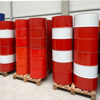 Beczka stalowa metalowa TH 216.5L z rowkami korki 3/4 i 2 w wieku - MIX KOLORÓW Beczkopol