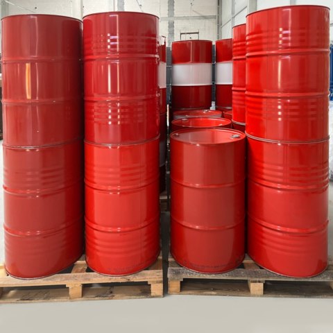 Beczka stalowa metalowa TH 216.5L z rowkami korki 3/4 i 2 w wieku - MIX KOLORÓW Beczkopol