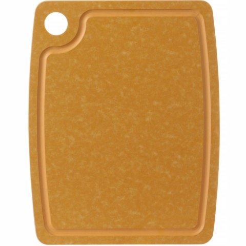 Deska do krojenia z włókna drzewnego 370 x 275 mm - brązowa Hendi