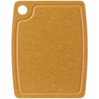 Deska do krojenia z włókna drzewnego 440 x 325 mm - brązowa Hendi