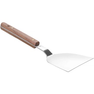 Łopatka do Teppanyaki burgerów jajek z drewnianym uchwytem 240 x 105 mm Hendi