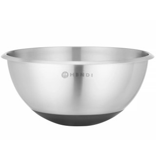 Miska kuchenna stalowa z silikonową podstawą i miarką 6 l śr. 330 x 155 mm Bar Up