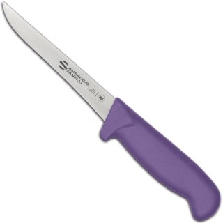 Nóż do trybowania SUPRA COLORE HACCP 140/280 mm - fioletowy Ambrogio Sanelli