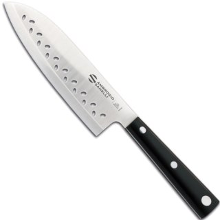 Nóż szefa kuchni Santoku ze szlifem kulowym dł. 160 mm HASAKI Ambrogio Sanelli