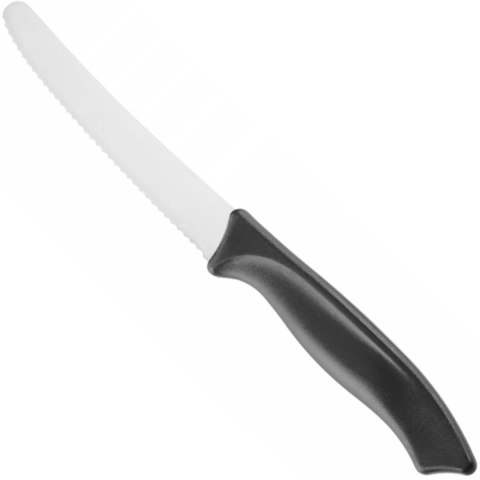 Nóż uniwersalny ząbkowany 105/215 mm - czarny Hendi