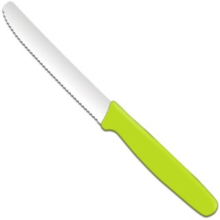 Nóż uniwersalny ząbkowany 112/211 mm - zielony Hendi