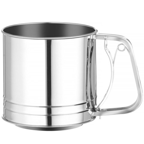 Przesiewacz kubek do przesiewania mąki stalowy 550 g Hendi