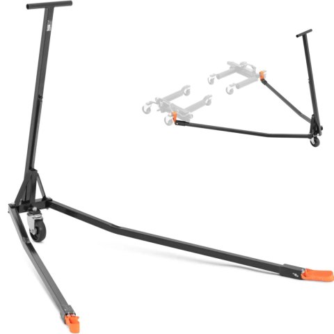 Uchwyt manewrowy pozycjonujący do wózków do pojazdów MSW