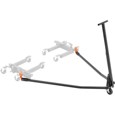 Uchwyt manewrowy pozycjonujący do wózków do pojazdów MSW