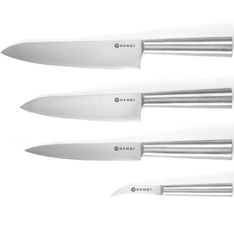 Zestaw 4 noży kuchennych stalowych - Hendi 781029 Hendi