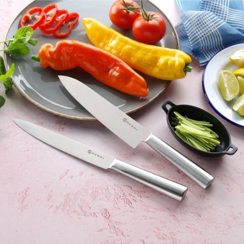 Zestaw 4 noży kuchennych stalowych - Hendi 781029 Hendi