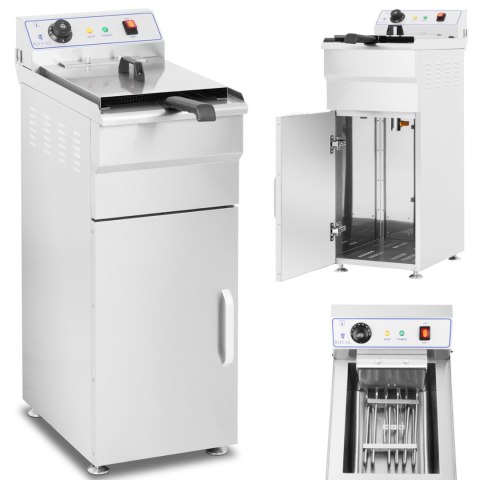 Frytkownica wolnostojąca elektryczna na szafce 400V 10L Royal Catering