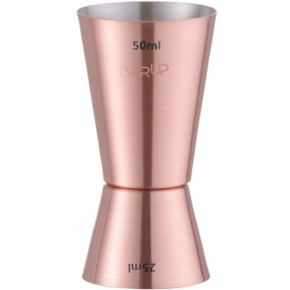 Jigger miara barmańska dwustronna do drinków miedziana 25/50 ml Bar Up