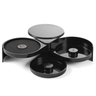 Krustownica barmańska do dekoracji kieliszków 3 pojemniki sok cukier sól - Hendi 596777 Bar Up