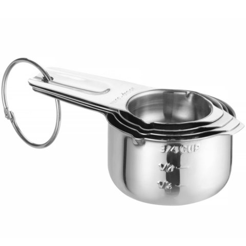 Miarka barowa kuchenna 30 / 80 / 120 / 180 ml - zestaw 4 szt. Bar Up