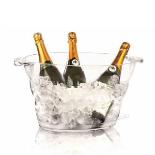 Misa waza do szampana lub ponczu owalna z tworzywa SAN 47x29x23cm - Hendi 593165 Bar Up