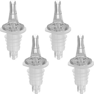 Nalewak dozownik kurek do butelek - przezroczysty ZESTAW 4szt. Bar Up