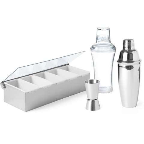 Pojemnik barmański na dodatki do drinków 5 wkładów stalowy - Hendi 552100 Bar Up