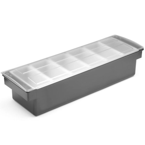 Pojemnik barmański organizer na dodatki do drinków koktajli - 6 wkładów Bar Up